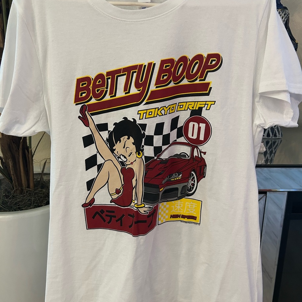 Betty Boop Tokyo Drift Graphic Tee